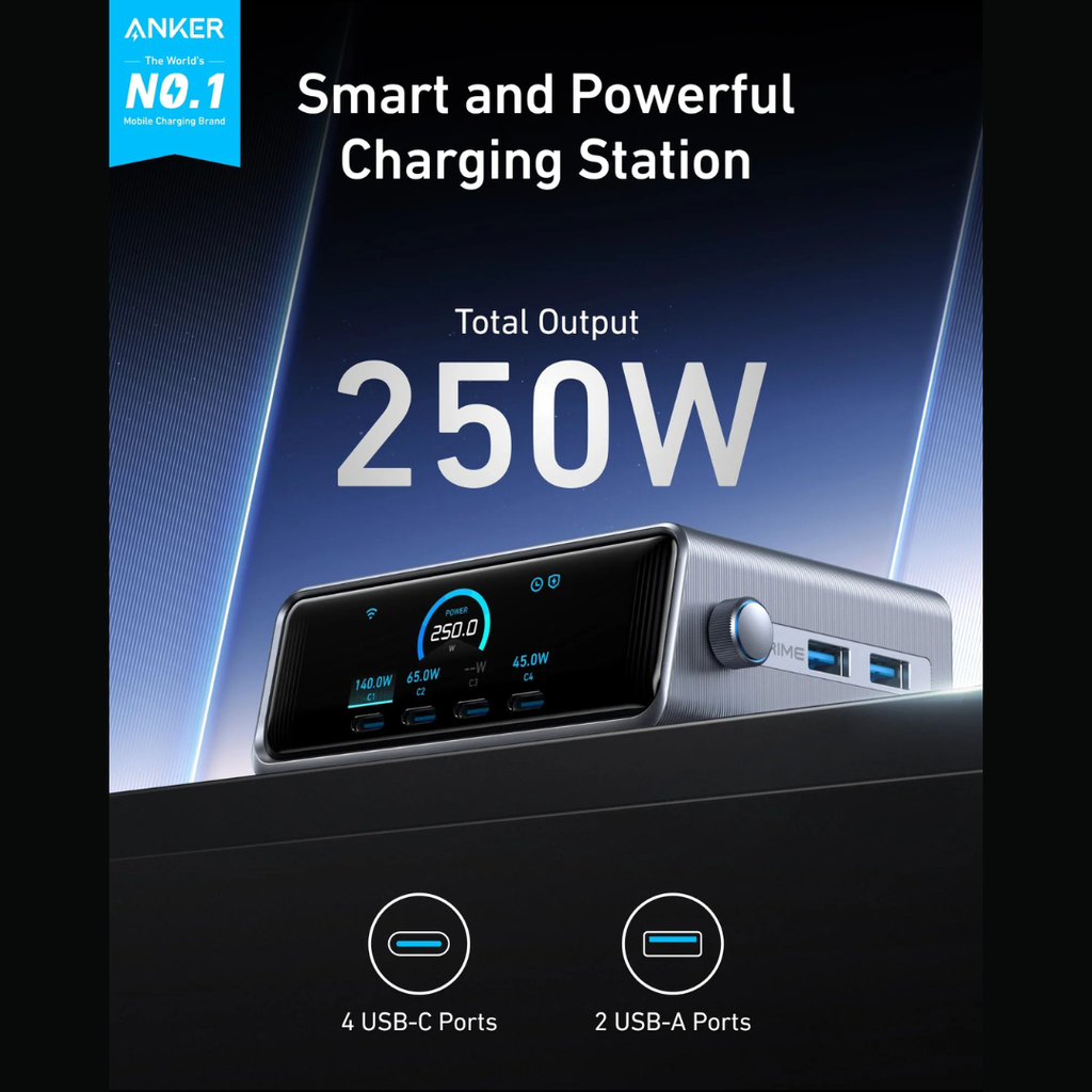 Anker Prime 250W GaN Charging Station