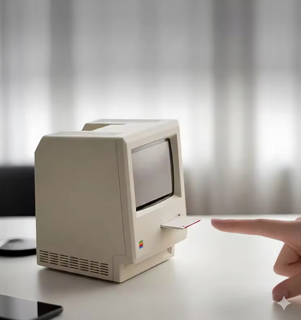 Retro Pixel Desk Clock