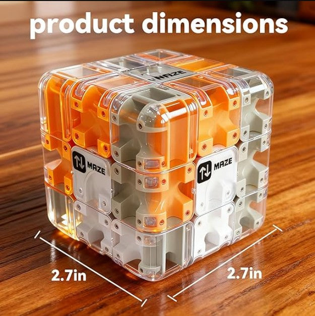 Maze Cube Desk Puzzle