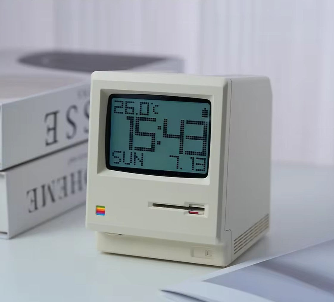 Retro Pixel Desk Clock