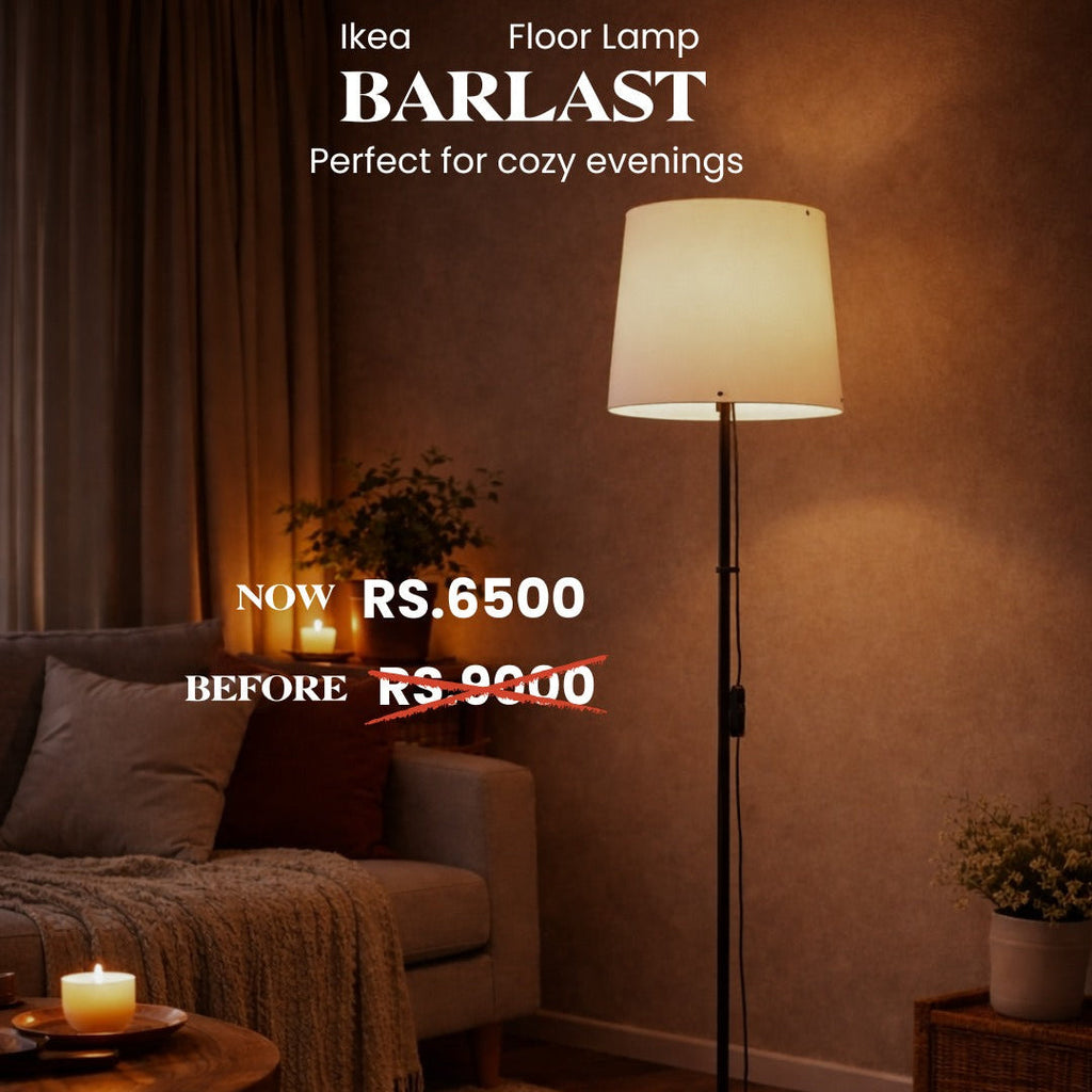 IKEA BARLAST Floor Lamp – 150 cm