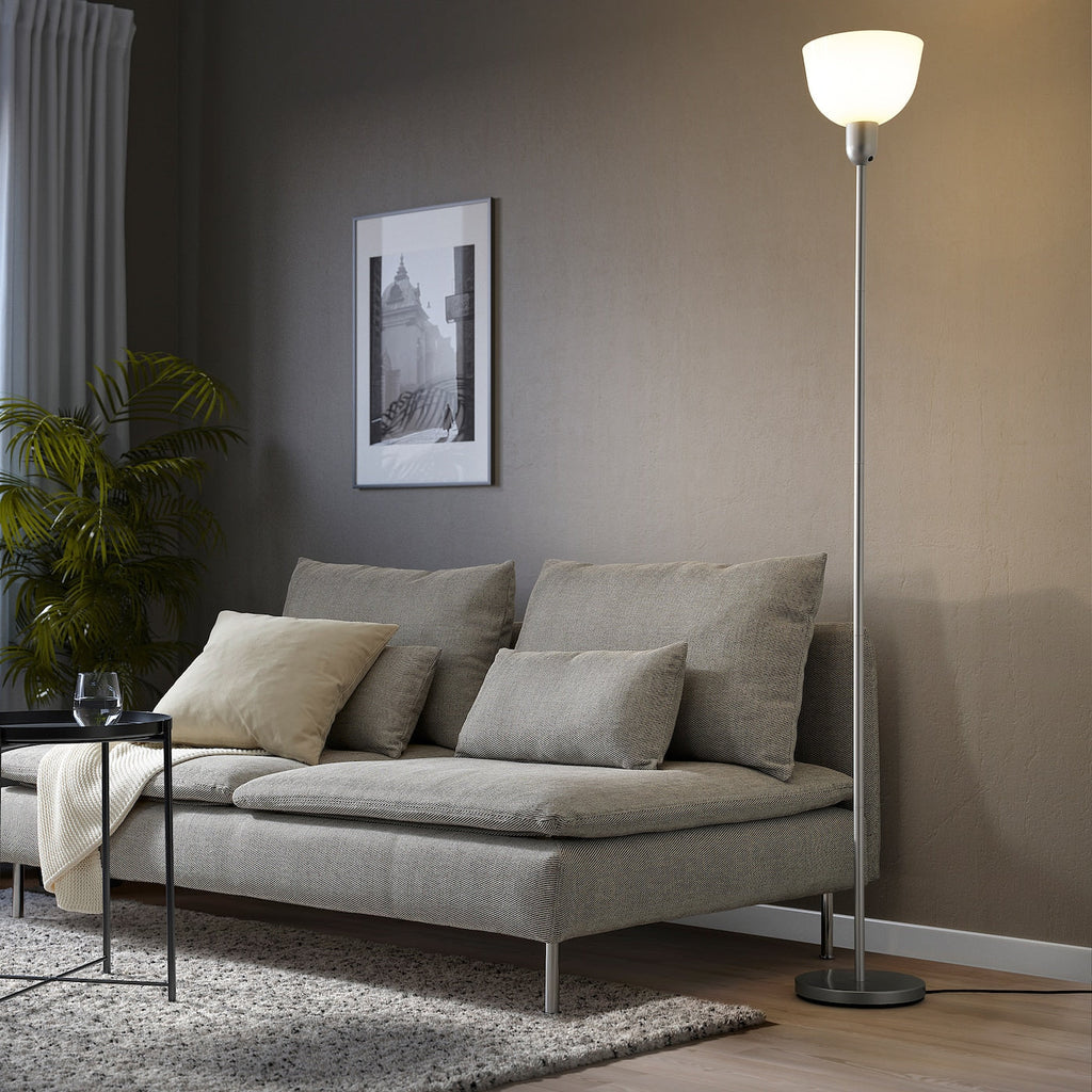IKEA HEKTOGRAM Floor Uplighter – Silver