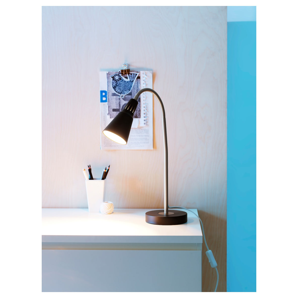 IKEA KVART Work Lamp – Silver